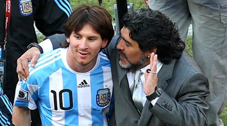 Messi fails to match Maradona success in Argentina shirt